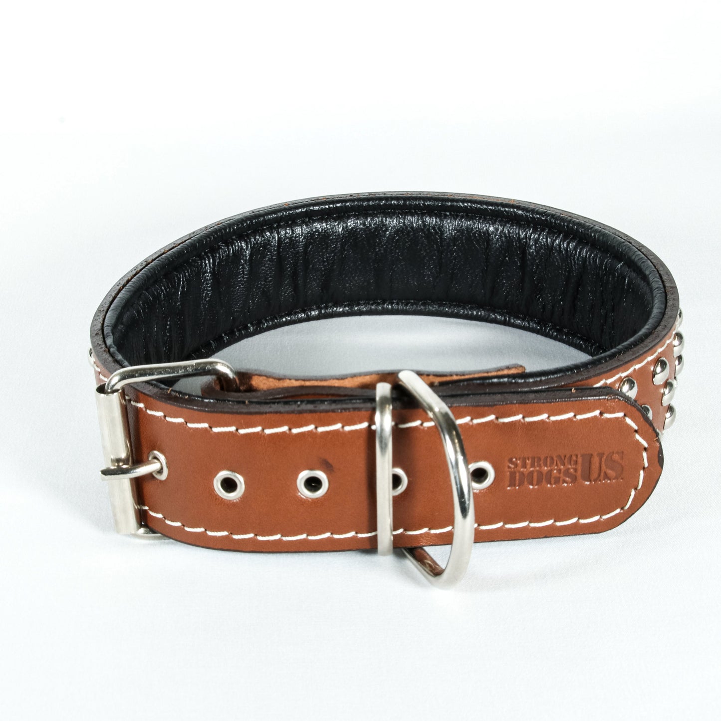 Leather Leash Set Scorpion - Brown