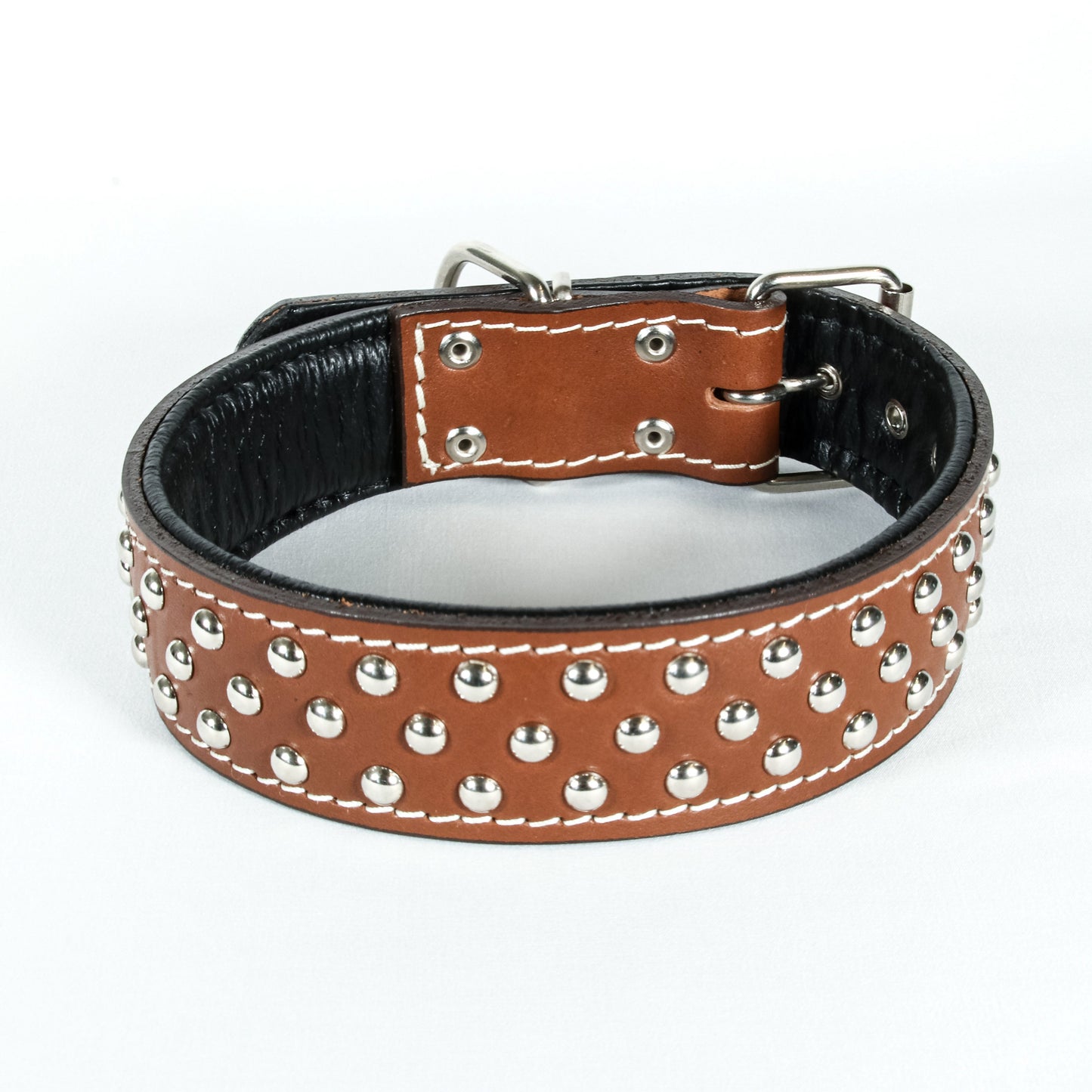 Leather Leash Set Scorpion - Brown