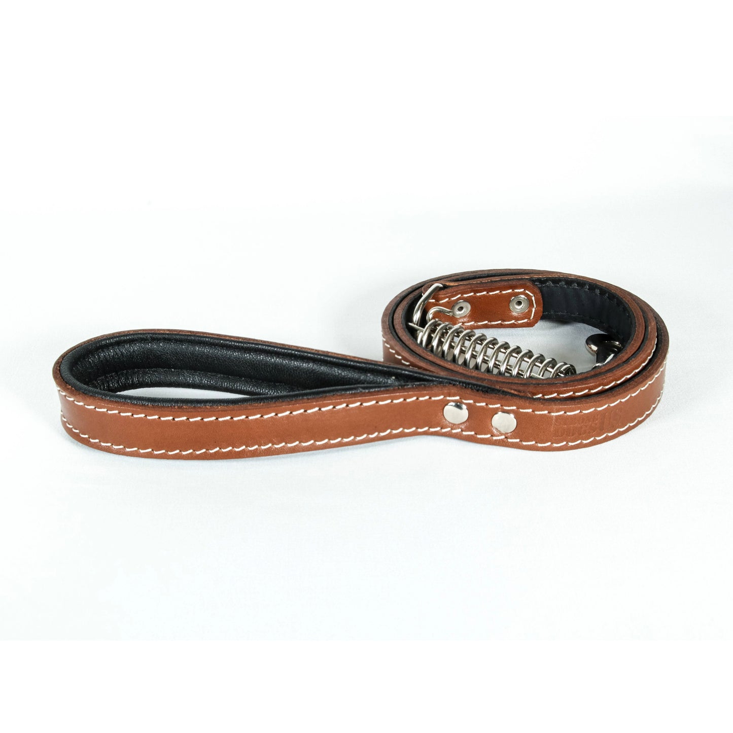 Leather Leash Set Scorpion - Brown