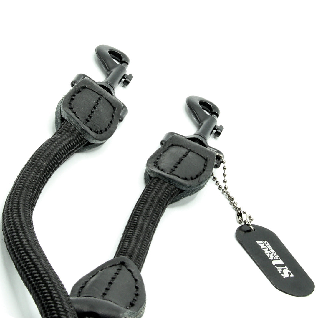 StrongDogs U.S. Führleine Predator in Schwarz – extrem robuste Hundeleine für maximale Kontrolle und Style