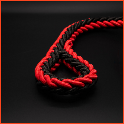 Power Leash Basic Rot-Schwarz