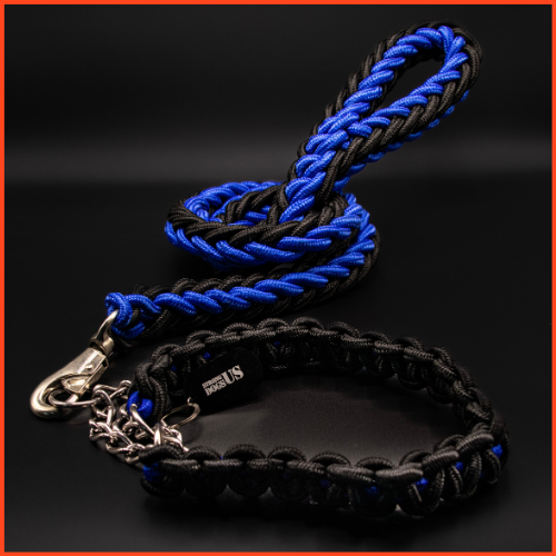 Power Leash Basic Blau-Schwarz