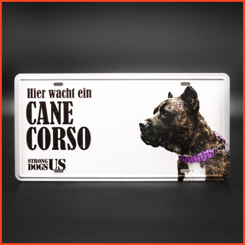 Warnschild Cane Corso