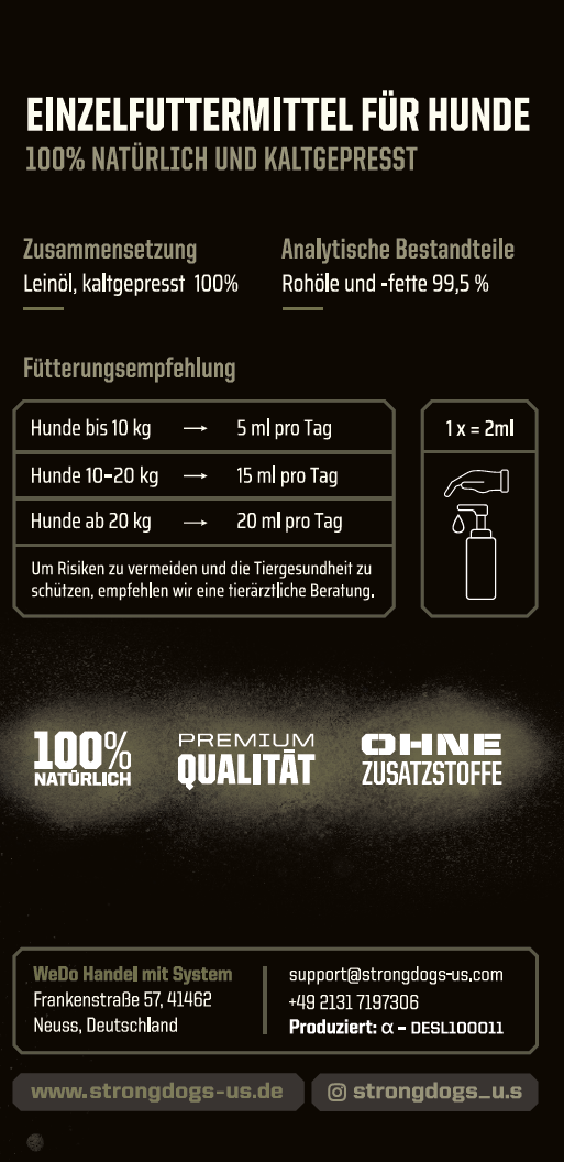 Leinsamenöl - 500ml
