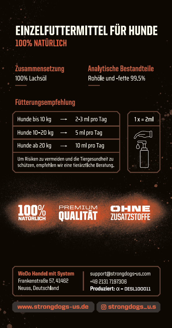 Lachsöl - 500ml