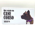 Warnschild Cane Corso