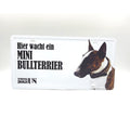 Warnschild Mini Bullterrier