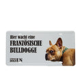 Warnschild Französische Bulldogge