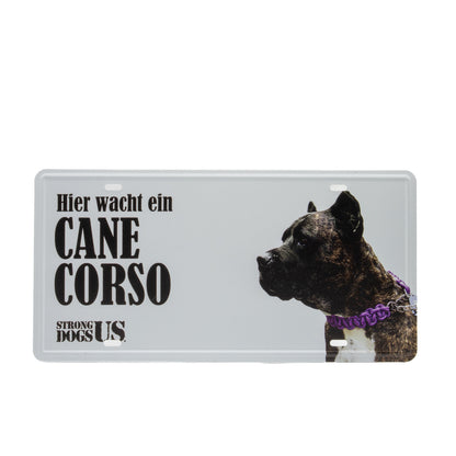 Warnschild Cane Corso