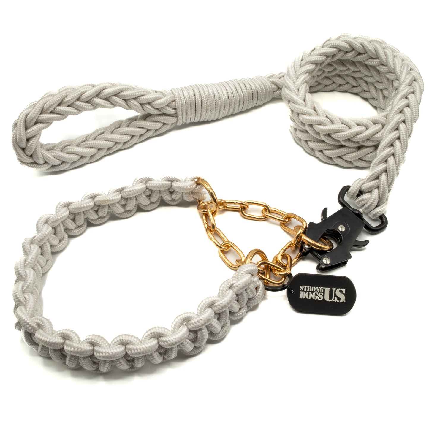 Power Leash Set Gold - Weiß