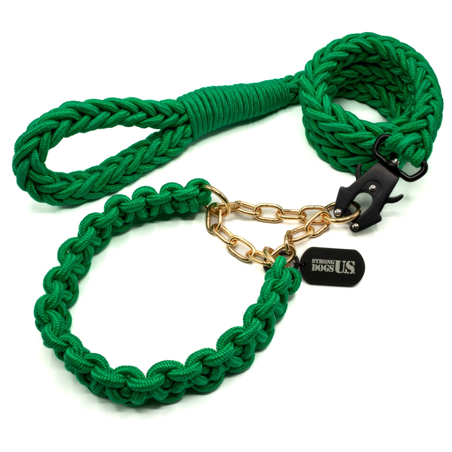 Power Leash Set Gold - Hulk Grün